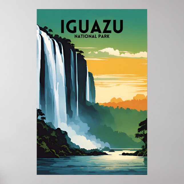 Póster Parque nacional Iguazú (Frente)