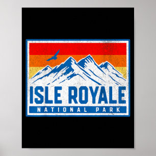 Póster parque nacional isla real