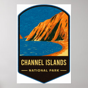 Póster Parque nacional Islas del Canal