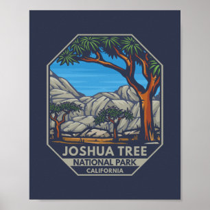 Póster Parque nacional Joshua Tree