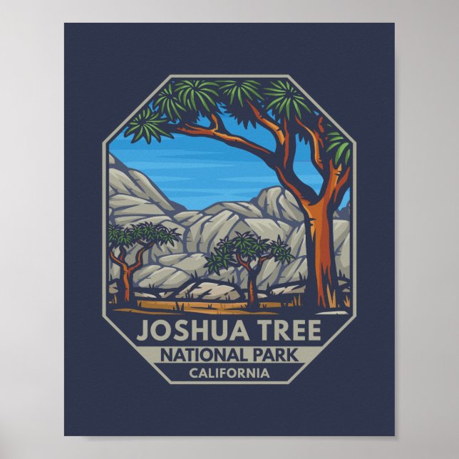 Póster Parque nacional Joshua Tree (Frente)