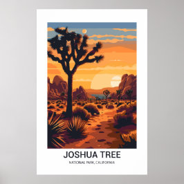 Póster Parque nacional Joshua Tree California EE.UU.