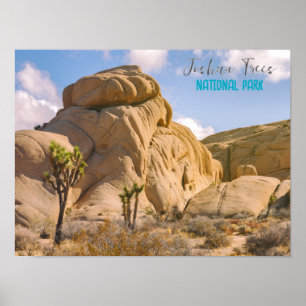 Póster Parque nacional Joshua Trees