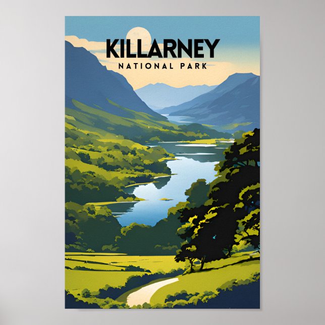 Póster Parque nacional Killarney Travel PS (Frente)