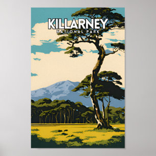 Póster Parque nacional Killarney Viajes de época PS