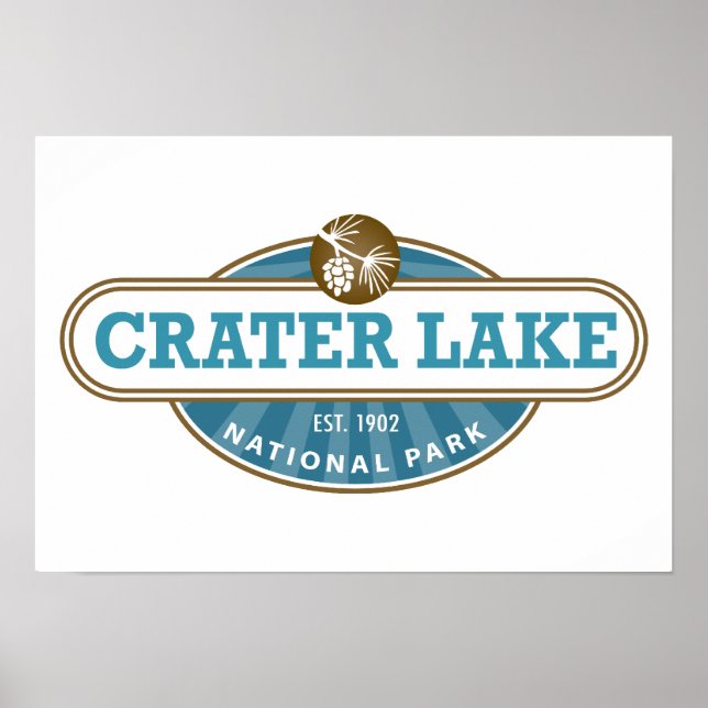 Póster Parque nacional Lago Crater (Frente)