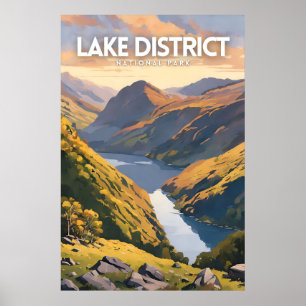 Póster Parque nacional Lake District