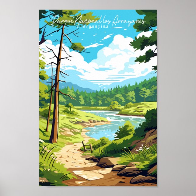 Póster Parque nacional los arrayanes (Frente)