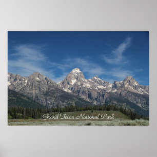 Póster Parque nacional magnífico de Teton