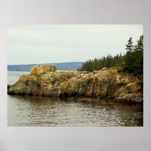 Póster Parque nacional Maine del Acadia