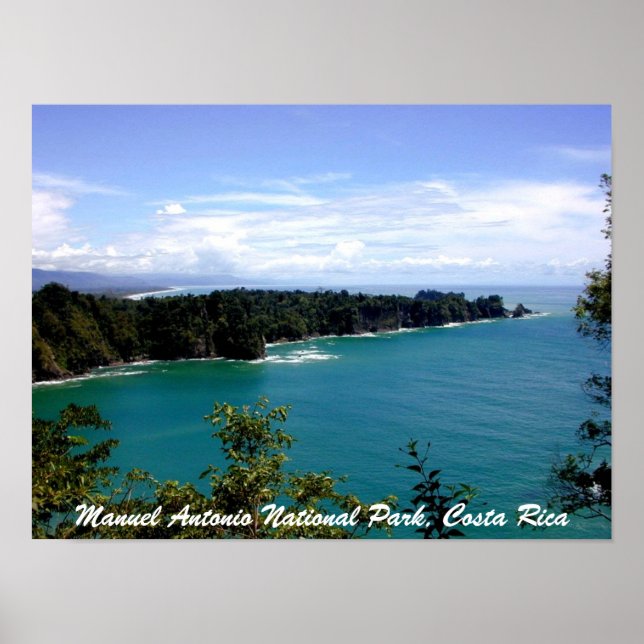 Póster Parque Nacional Manuel Antonio, Costa Rica (Frente)