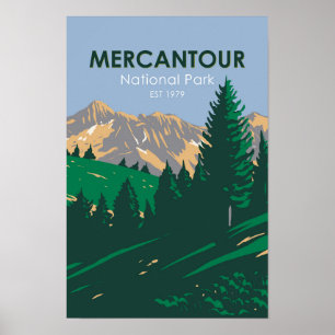 Póster Parque nacional Mercantour