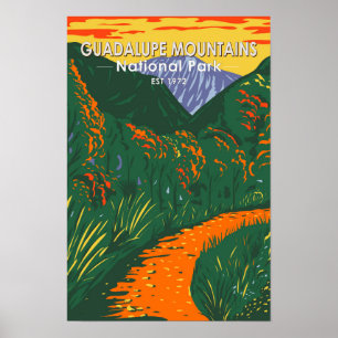Póster Parque Nacional Montañas Guadalupe McKittrick
