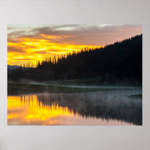 Póster Parque Nacional Montañas Rocosas Colorado