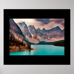 Póster Parque nacional Moraine Lake Banff