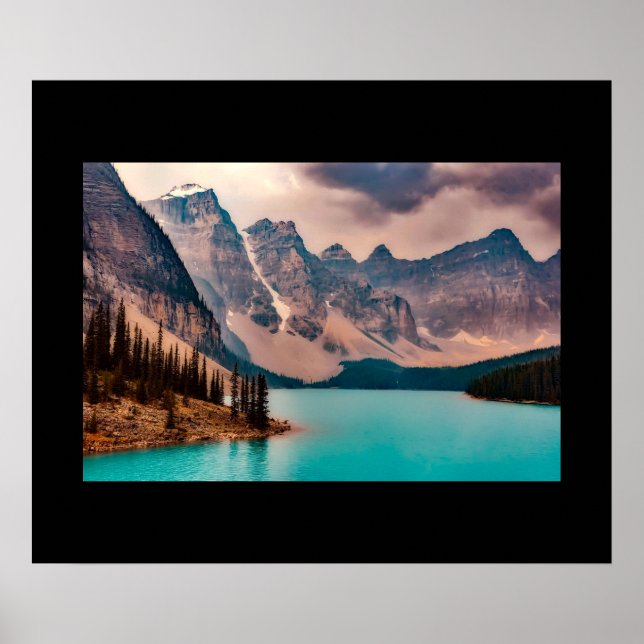 Póster Parque nacional Moraine Lake Banff (Frente)