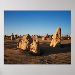Póster Parque nacional Nambung, en el desierto de los Pin