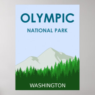 Póster Parque nacional Olímpico