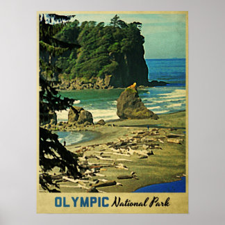 Póster Parque nacional Olímpico