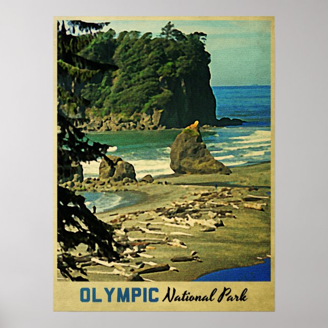 Póster Parque nacional Olímpico (Frente)