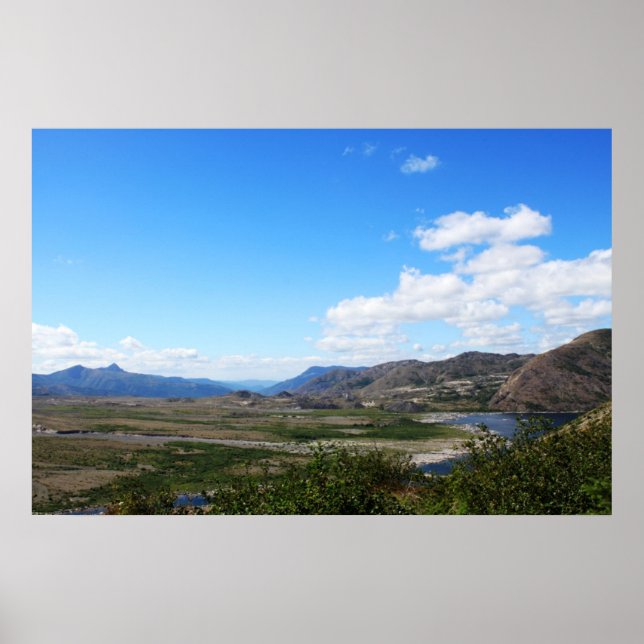 Póster Parque Nacional Olímpico, fotografía paisajística (Frente)