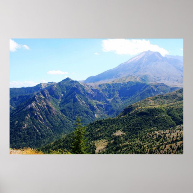 Póster Parque Nacional Olímpico, fotografía paisajística (Frente)