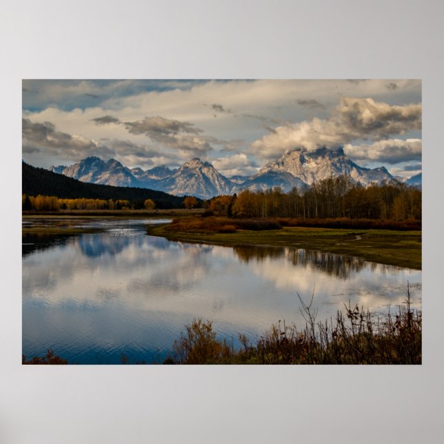 Póster Parque nacional Oxbow Bend Grand Teton (Frente)