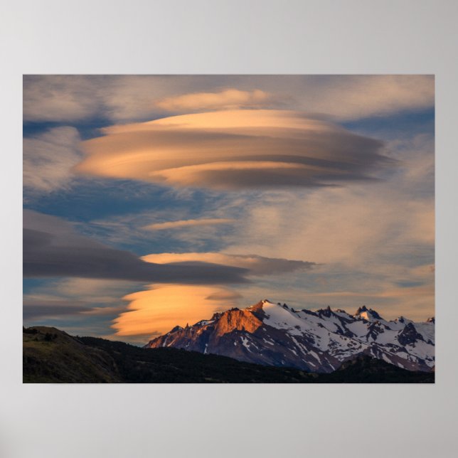 Póster Parque nacional Torres del Paine, Chile (Frente)