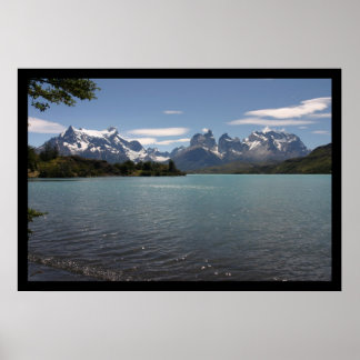 Póster Parque nacional Torres del Paine, Chile