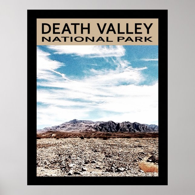 Póster Parque nacional Valle de la Muerte (Frente)