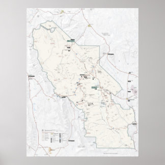Póster Parque nacional Valle de la Muerte