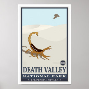 Póster Parque nacional Valle de la Muerte 2