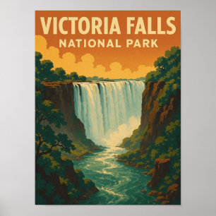 Póster Parque nacional Victoria Falls Getaway