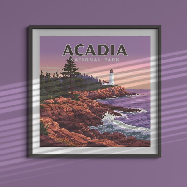 Póster Parque nacional Vintage Acadia (Subido por el creador)