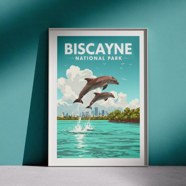 Póster Parque nacional Vintage Biscayne (Subido por el creador)