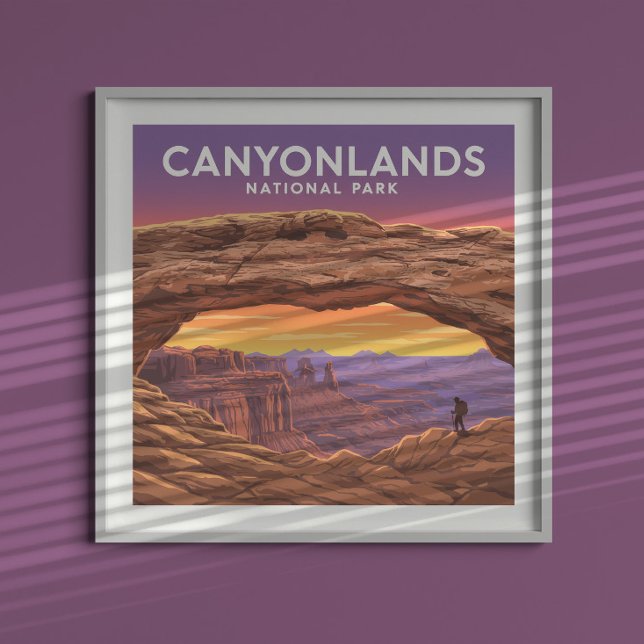Póster Parque nacional Vintage Canyonlands (Subido por el creador)