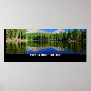 Póster Parque nacional volcánico de Lassen