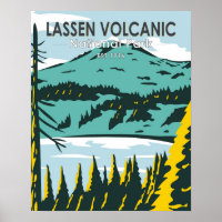Parque nacional volcánico de Lassen, California Vi