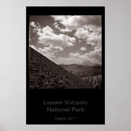 Póster Parque nacional volcánico de Lassen, Cinder Cone