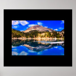 Póster Parque nacional volcánico Lake View Lassen