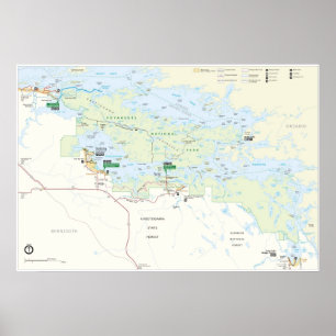 Póster Parque nacional Voyageurs