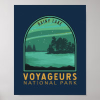 Parque nacional Voyageurs Lago Lluvioso Emblem
