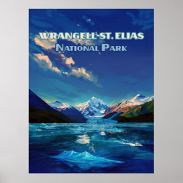 Póster Parque nacional Wrangell St. Elias