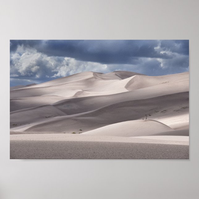 Póster Parque nacional y reserva de las grandes dunas de  (Frente)