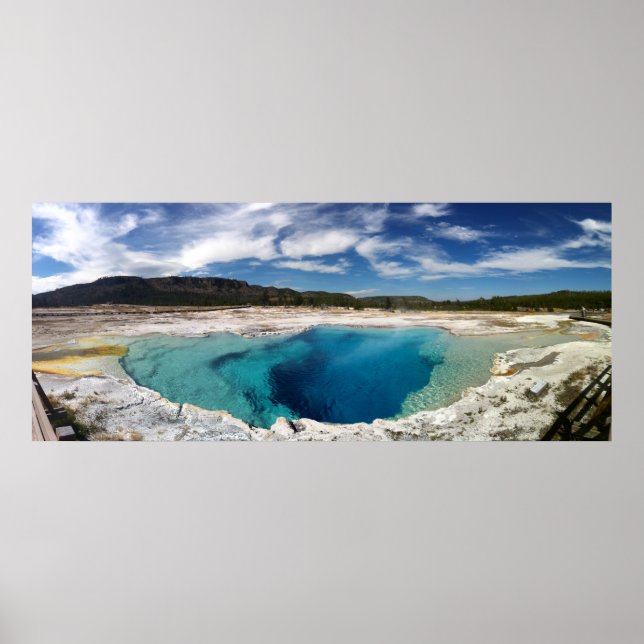 Póster Parque nacional Yellowstone (Frente)