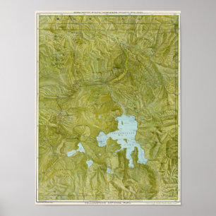 Póster Parque nacional Yellowstone