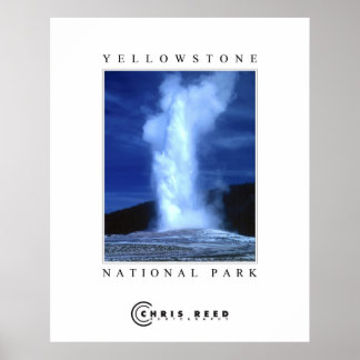 Póster Parque nacional Yellowstone