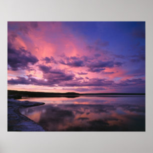Póster Parque Nacional Yellowstone, Wyoming. EE. UU.