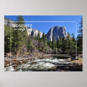Póster Parque nacional Yosemite