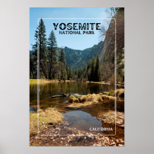 Póster Parque nacional Yosemite
